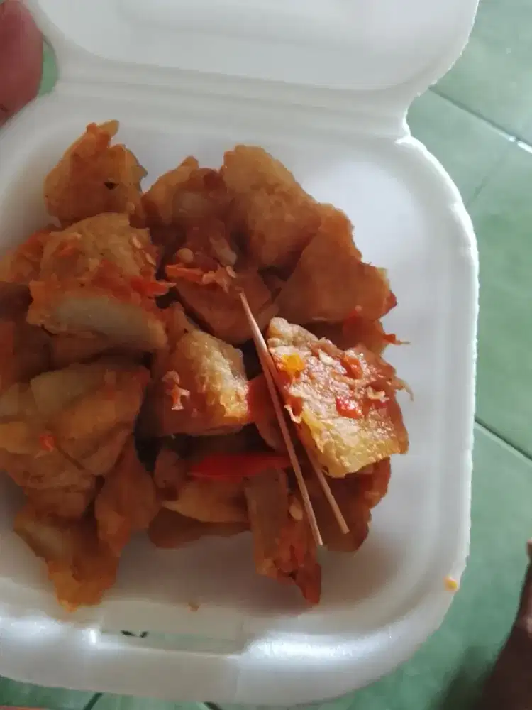 tahu kocek pedas