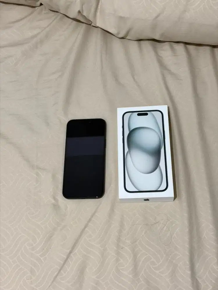 Iphone 15 plus 256 GB Black Mulus Pemakaian Pribadi