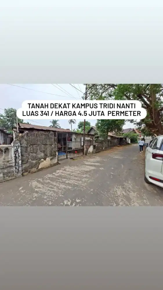 Jual cepat tanah dekat kampus tridinanti palembang
