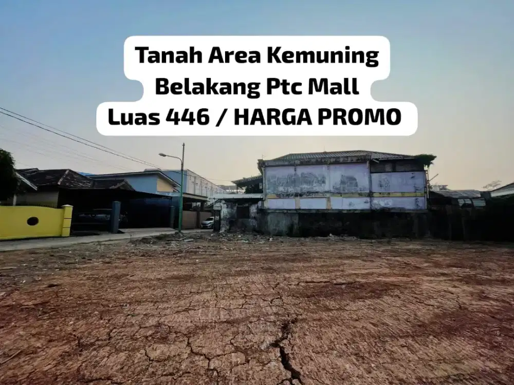 Jual cepat tanah belakang ptc mall