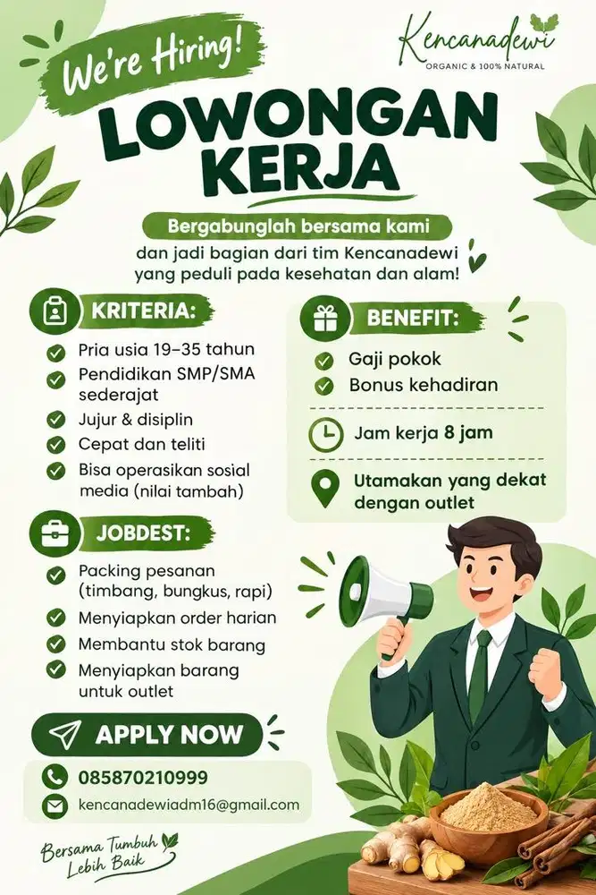 Staff Packing & Pengemasan
