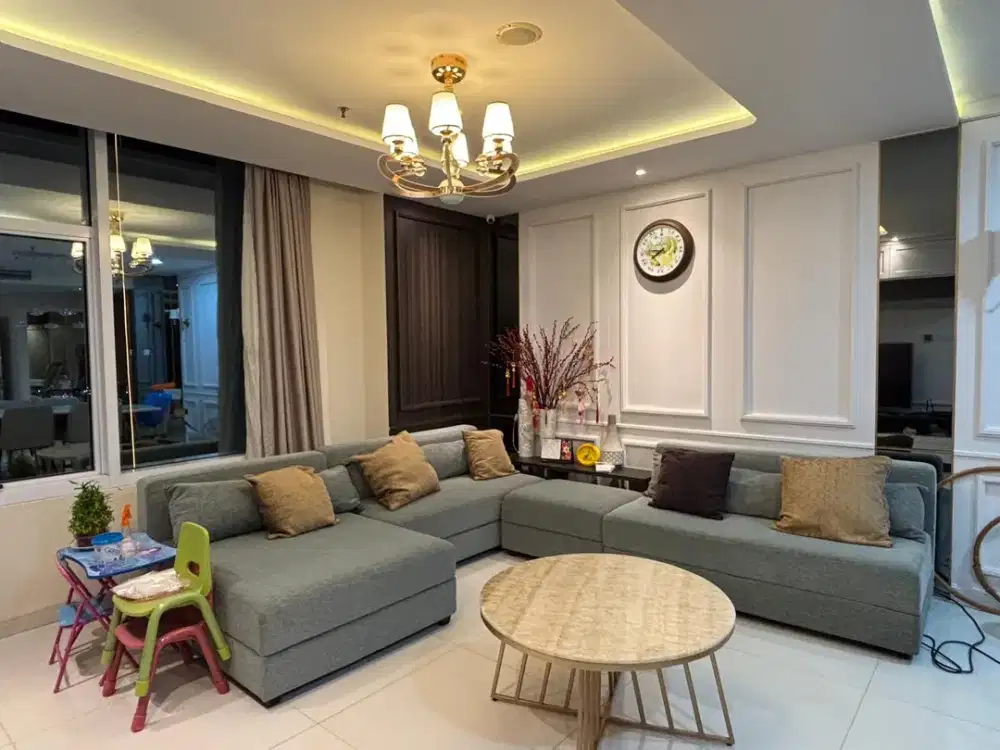 Dijual/Disewakan Apartemen Regatta Tower New York, 150m², 3+1 BR, Sea View, Full Furnished, Rp 7 M / Rp 285 Juta/Thn Nego