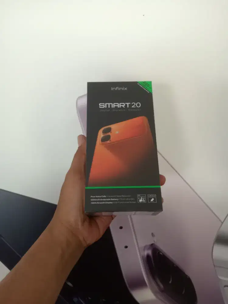 [ Fast respon WA ] Infinix Smart 20 4+4/256 Garansi resmi 1thn