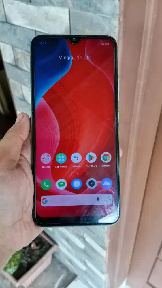Jual realme C11 ram 2/32 kondisi bagus no minus cod denai