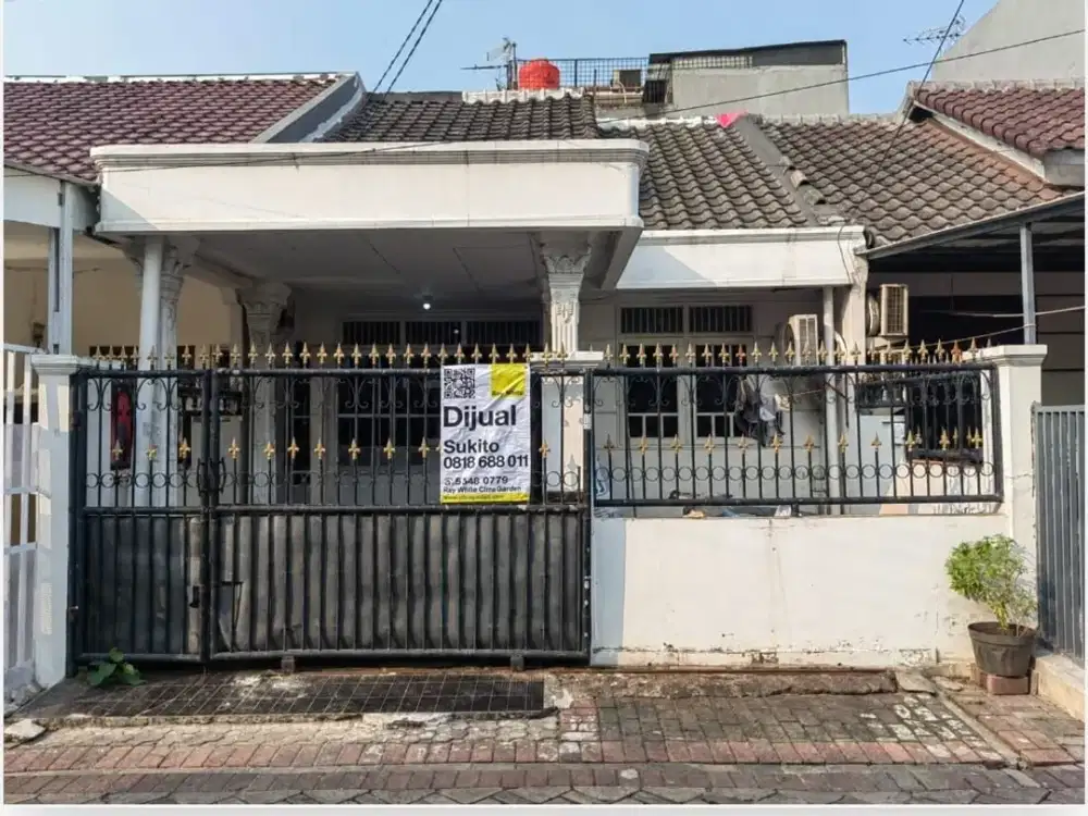 Rumah diJual Murah! daerah Citra Garden2 (6X15), hadap taman, ceiling tinggi, baru di renov , Pegadungan, Jak-bar