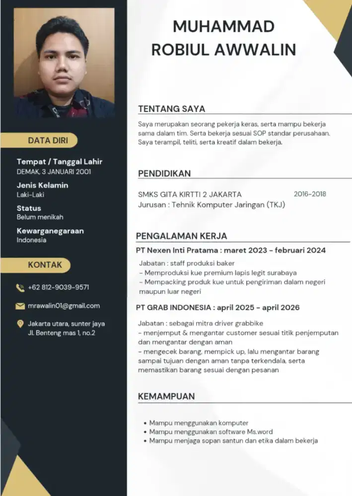 Butuh lowongan kerja onlineshop packing