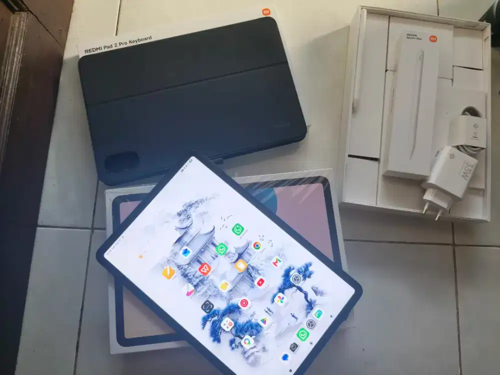 Redmi Pad 2 Pro 8/256 + keyboard & pen ori - Jual Set