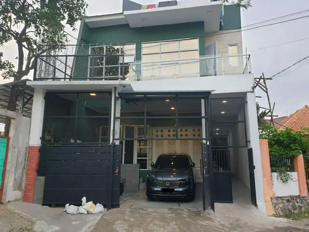 Rumah Modern + Kost 6 Pintu di Kebon Jeruk Kemanggisan Jakarta Barat