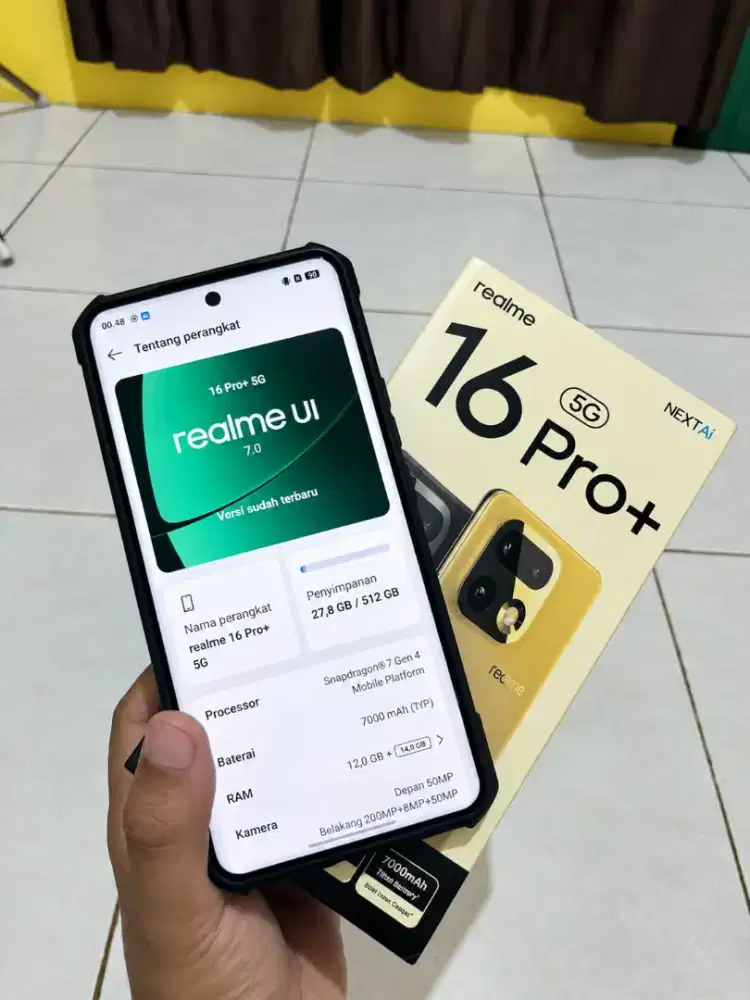 realme 16 pro plus 12/512gb fullset original nominuss mulus