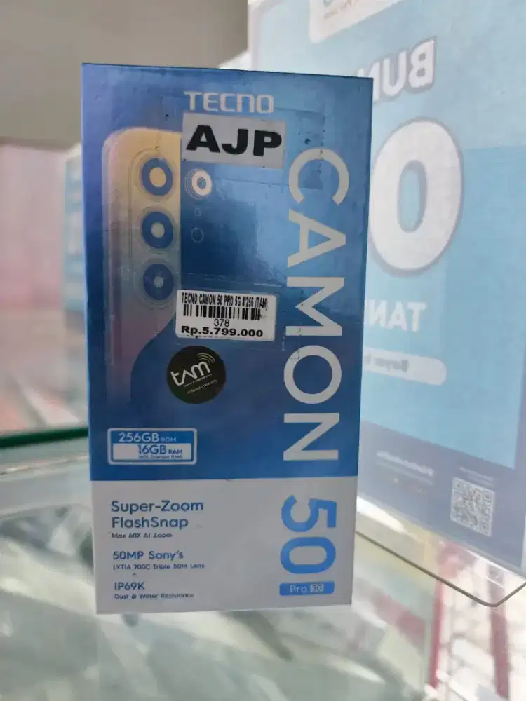 TECNO CAMON 50 PRO 5G 8/256 ATLANTIS DAHSYAT