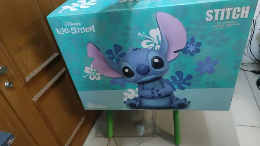 Stitch large vinyl piggy bank