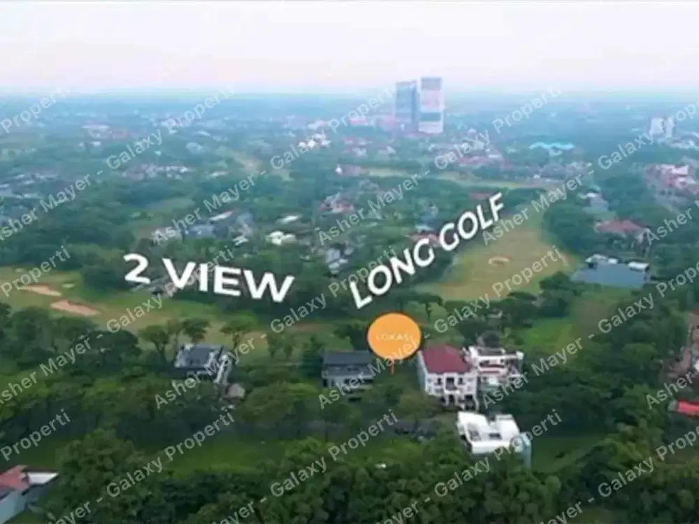 BEST DEAL BARANG LANGKA TANAH KAVLING SIAP BANGUN DENGAN DOUBLE LONG GOLF VIEW DENGAN BENTUK TANAH KOTAK DEKAT DENGAN UNIVERSITAS CIPUTRA, RUMAH SAKIT CIPUTRA DAN LINGKUNGAN ASRI DI BUKIT GOLF MEDITERANIA CITRALAND SURABAYA BARAT
