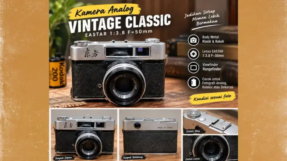 Kamera Analog Eastar S2 Vintage