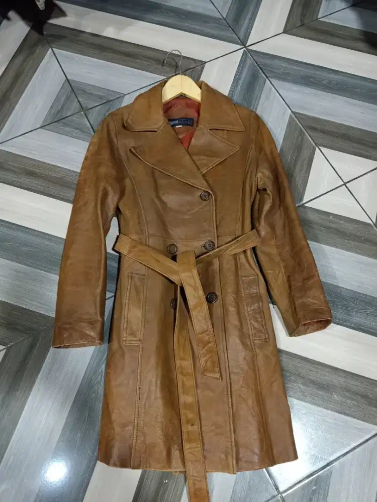 Jaket kulit Korea wanita