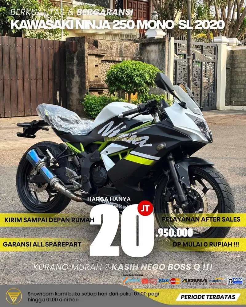 KAWASAKI NINJA 250 MONO SL 2020