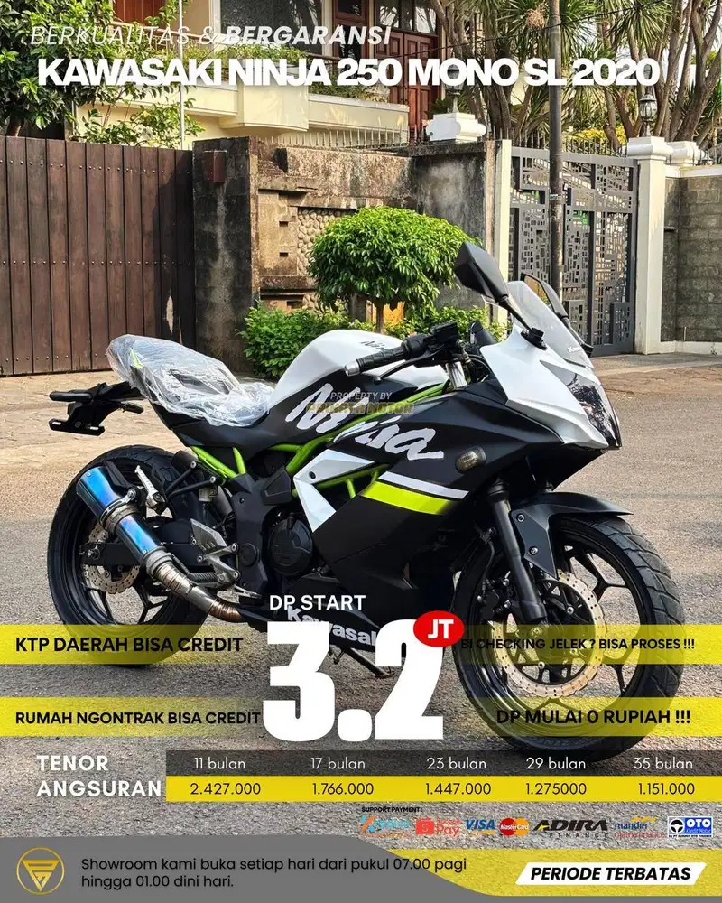 KAWASAKI NINJA 250 MONO SL 2020
