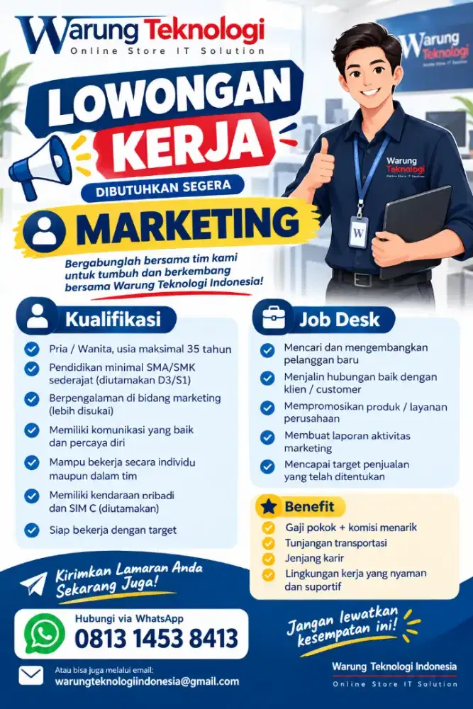 Lowongan kerja marketing