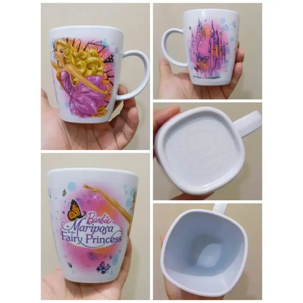 Gelas Melamin Barbie Mariposa