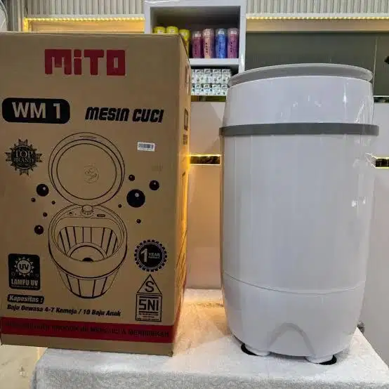 Mesin Cuci Portable MiTO WM1 3.5kg