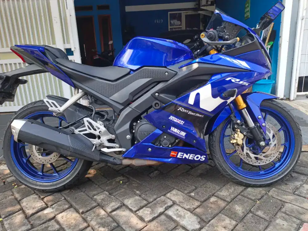 Yamaha R15 th 2019 livery biru Movistar