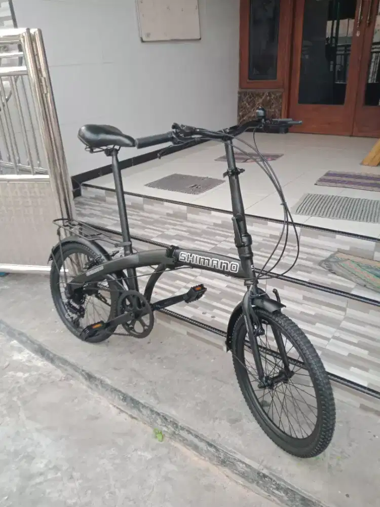 Sepeda Lipat BASIC PHOENIX 6 SPEED CUSTOM BAGUS UK20 SIAP PAKE BS NEGO