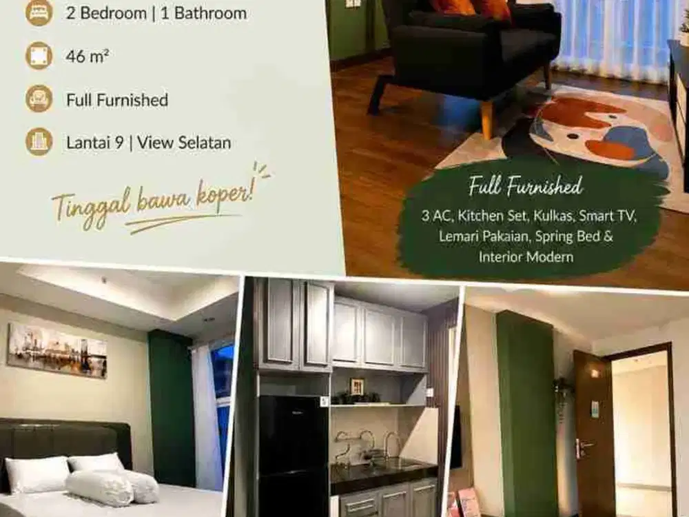 Dijual Apartment Kebayoean  fully furnished
