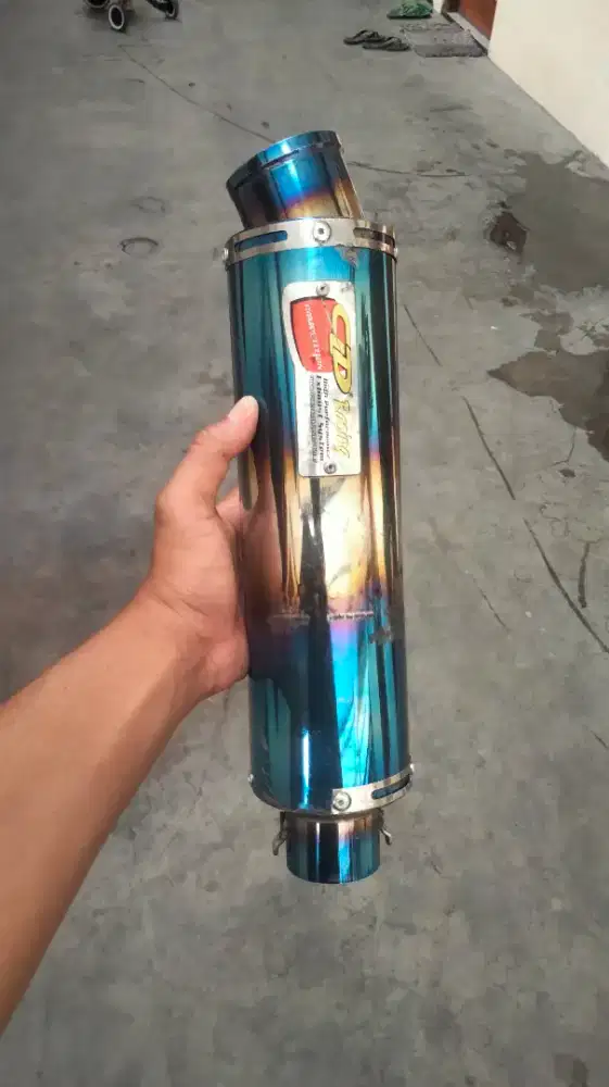 Slincer knalpot CLD Competisi blue original