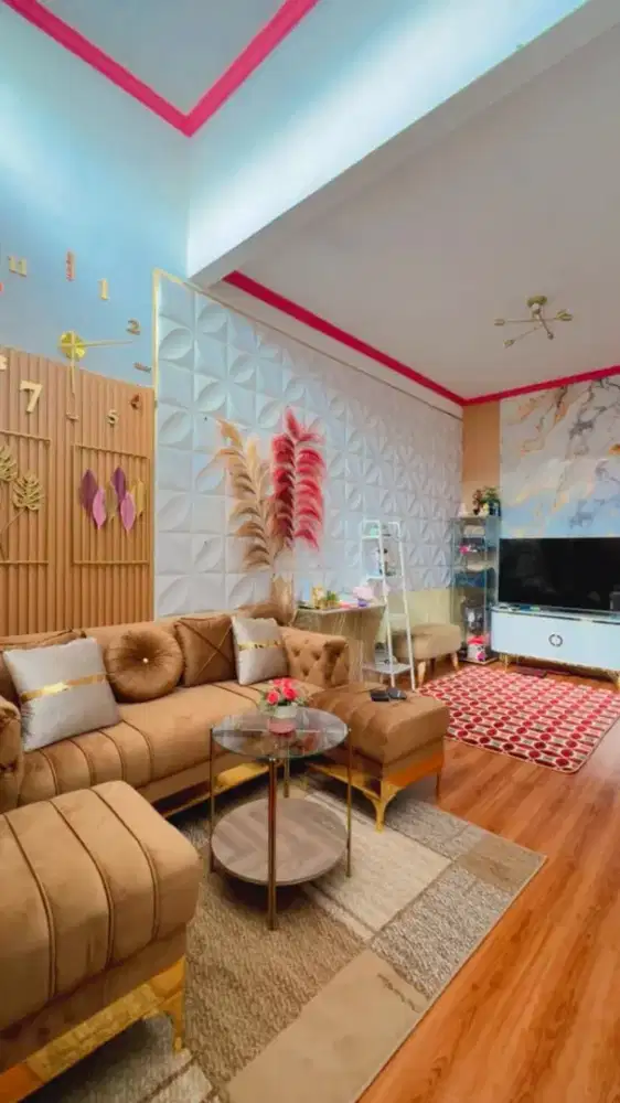 Dijual sofa coklat 3 + 1 + 1