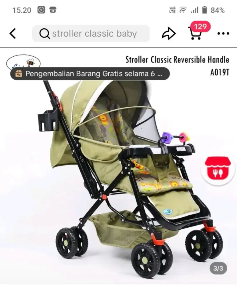 Stroller baby like new