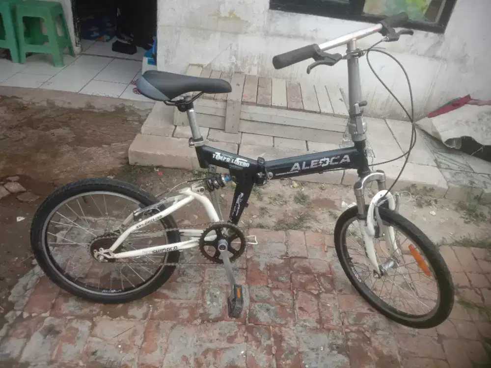 Sepeda lipat Aleoca ring 20 inch single speed