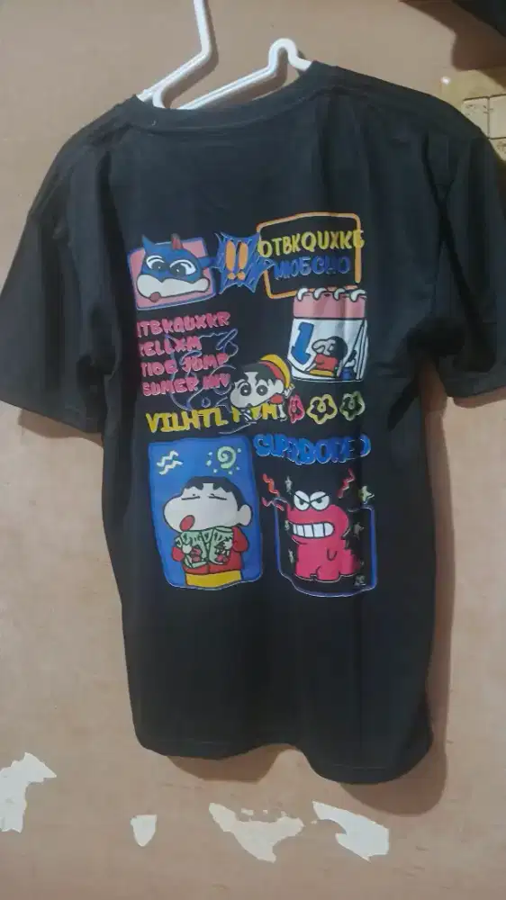Baju sablon Shin-Chan