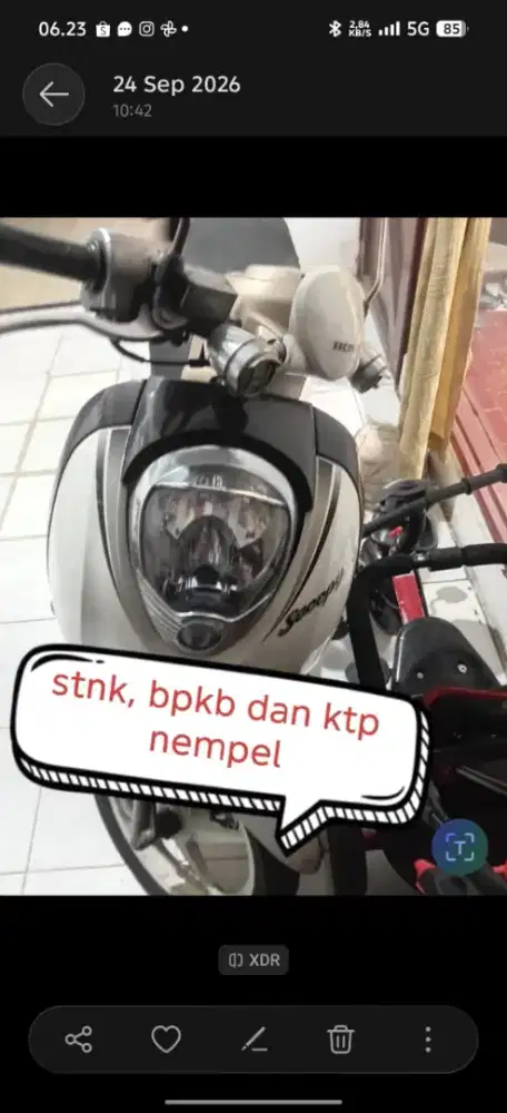 SCOOPY 2010 MESIN HALUS STNK, BPKB DAN STNK
