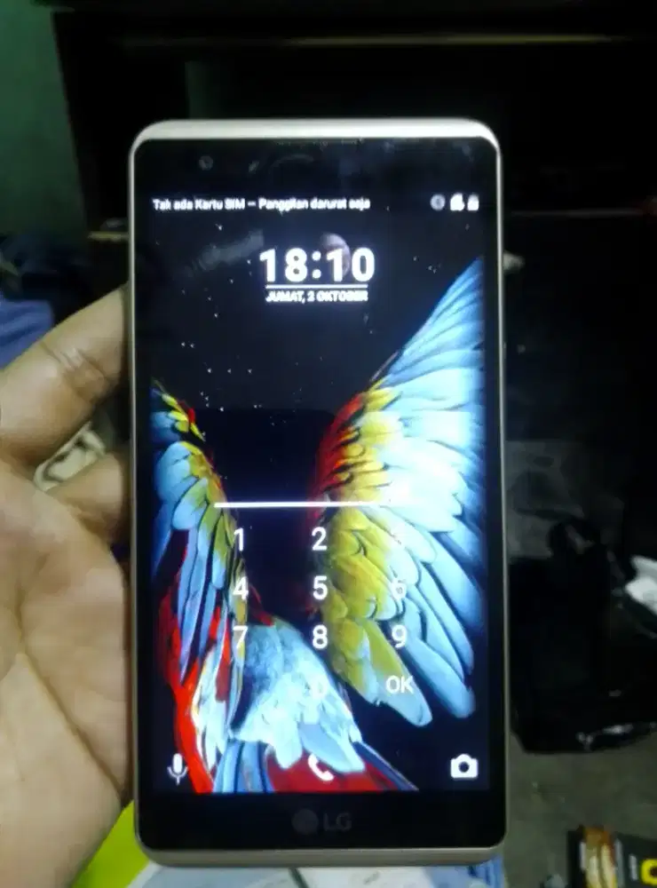 LG K220 4G 2/16 layar 5 inchi minus