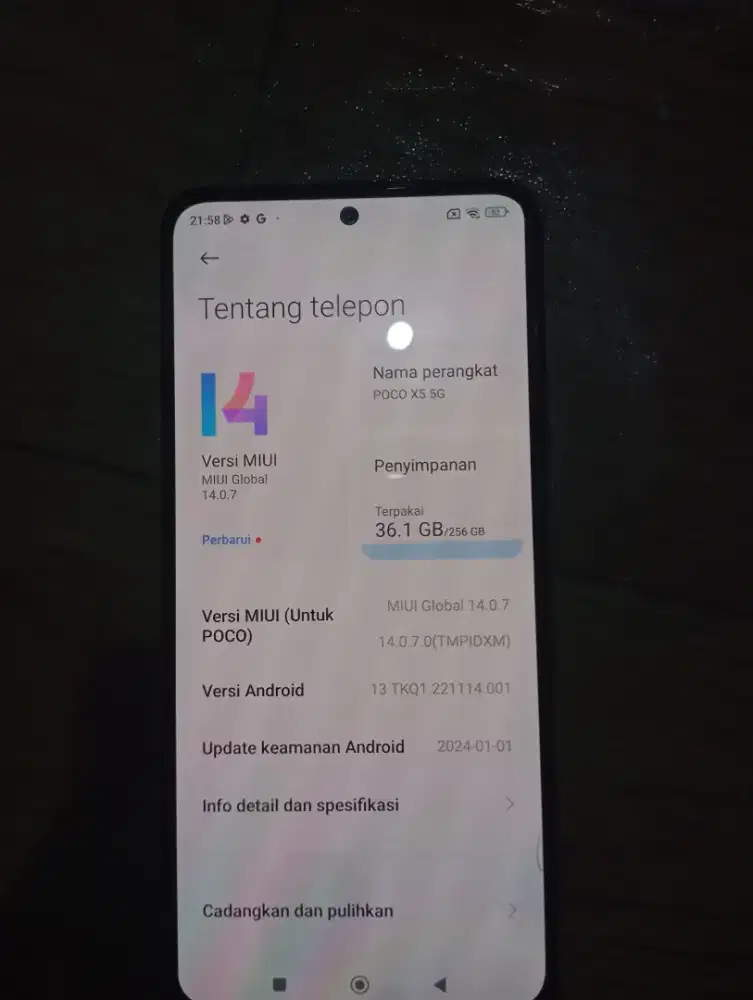 DIJUAL POCO X5 5G 256GB