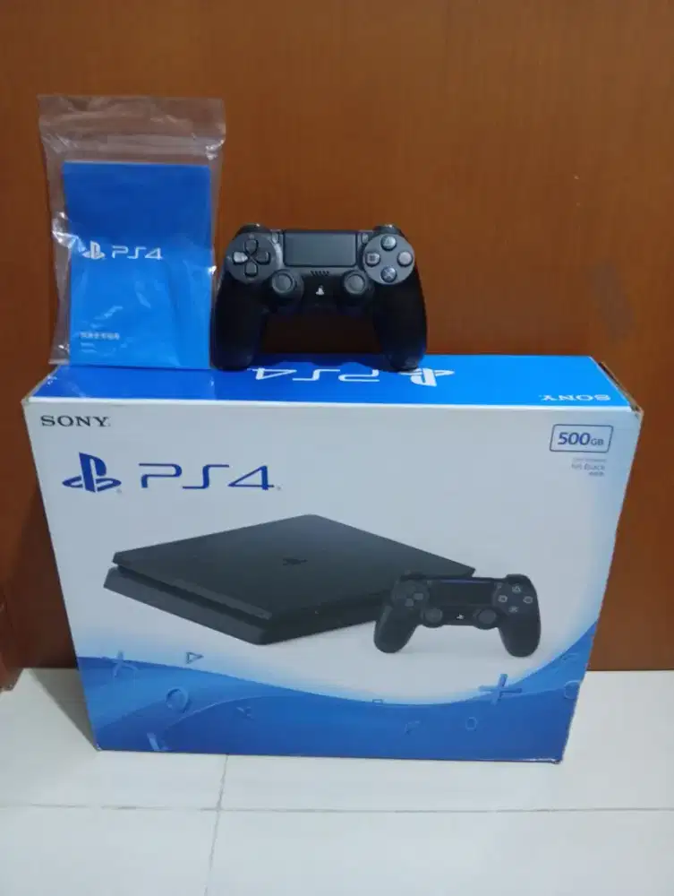 PS4 SLIM 500GB SONY INDONESIA IMEI TEMBUS FULL GAME BEBAS PILIH