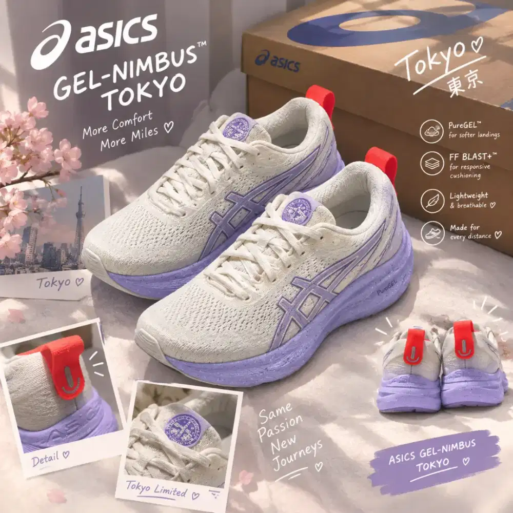Sepatu Asics gel nimbus tokyo