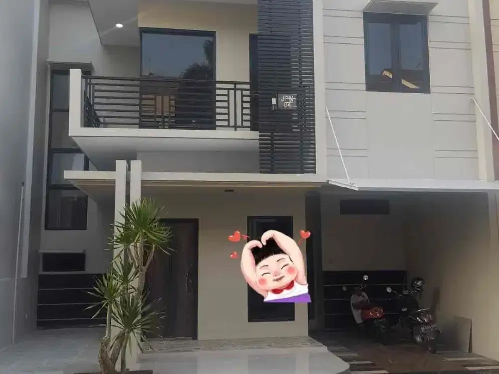 2-storey home Semi furnished
 located in a secure private cluster on Jl. Gunung Salak, Denpasar