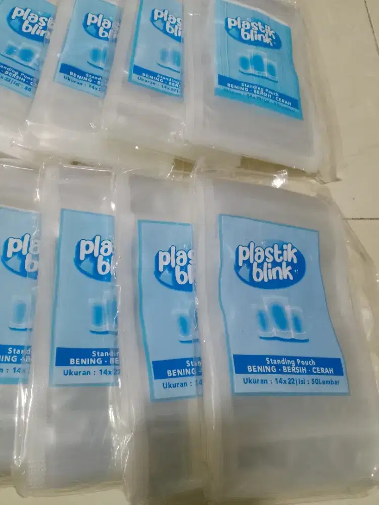 Standing Pouch ukuran 14x22 cm seal lebar