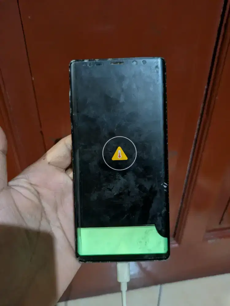 Samsung note 9 minus di charger temperatur