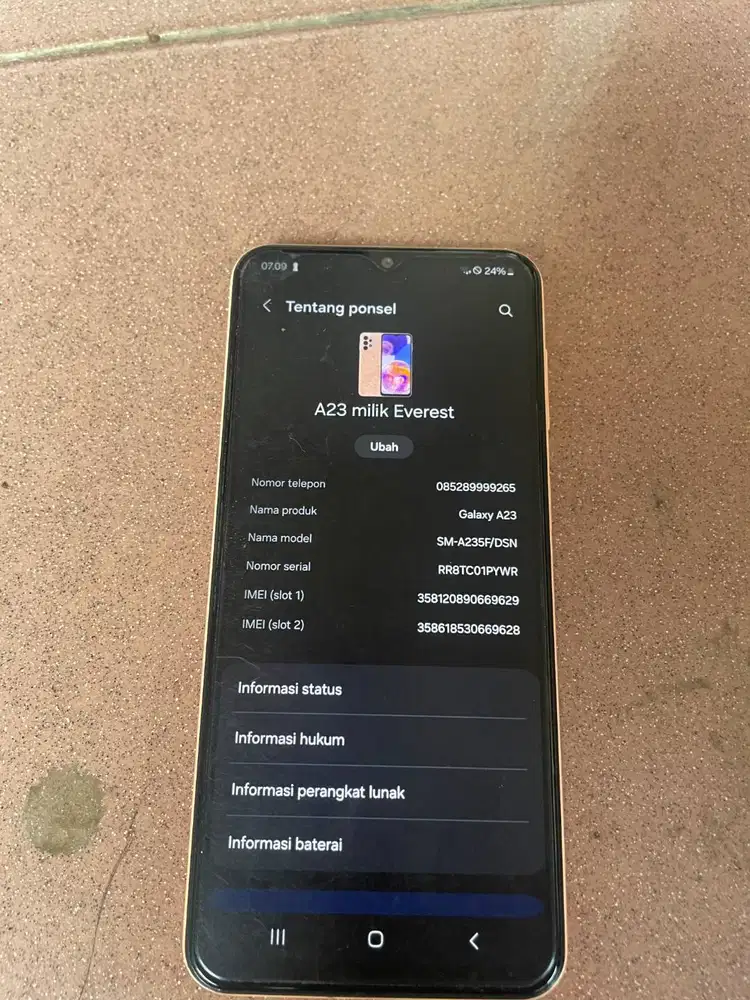 Samsung Galaxy A23 RAM 6+6/128GB MULUS