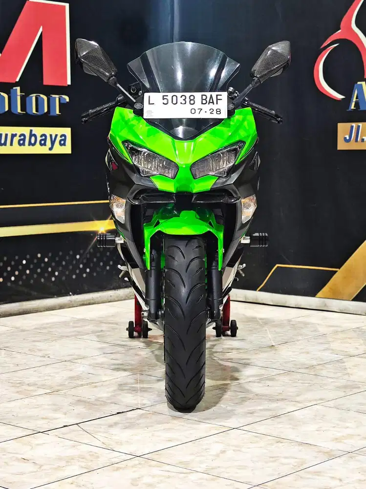 Kawasaki all new ninja 250cc KRT hijau hitam th 2018. Anugerah motor