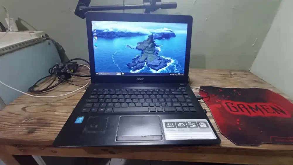 LAPTOP ACER CORE i5 GEN 4 RAM 8 GB SSD 120 GB