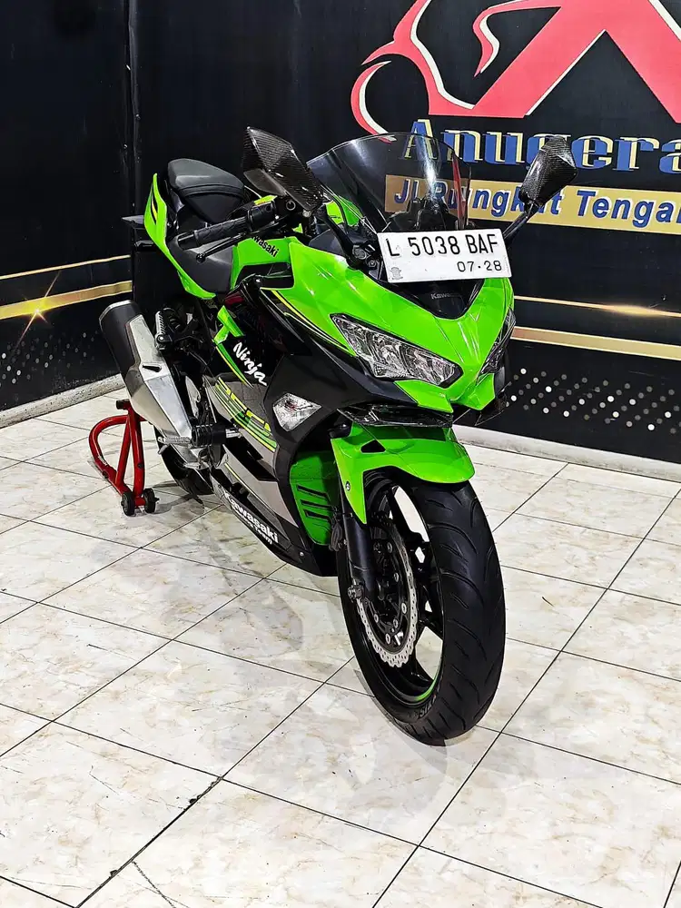 Kawasaki all new ninja 250cc KRT hijau hitam th 2018. Anugerah motor