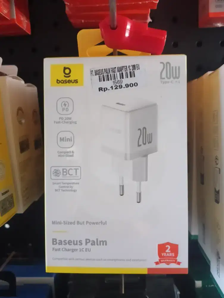 BASEUS PALM FAST ADAPTER 1C 20W | ATLANTIS DAHSYAT