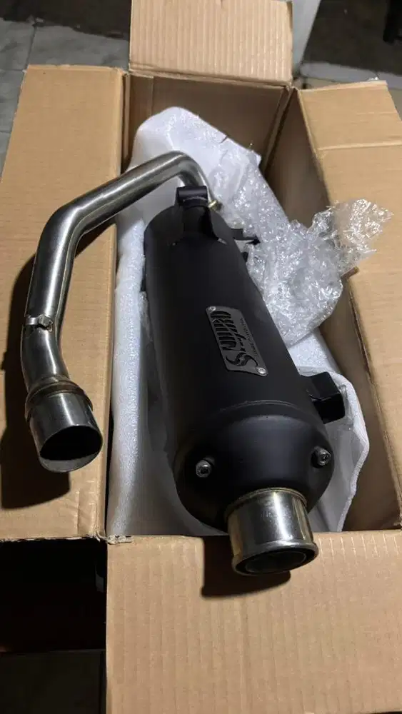 Knalpot shijiro racing standar type monsternew opel for nmax new aerox