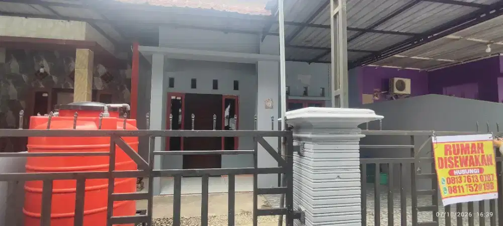 Disewakan sebuah rumah  dikawasan berkembang