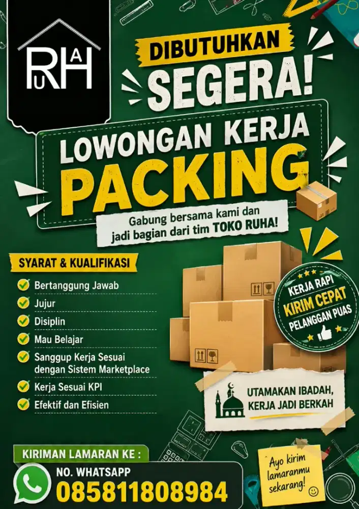 Kerja Packing online market place di karang tengah kota tangerang