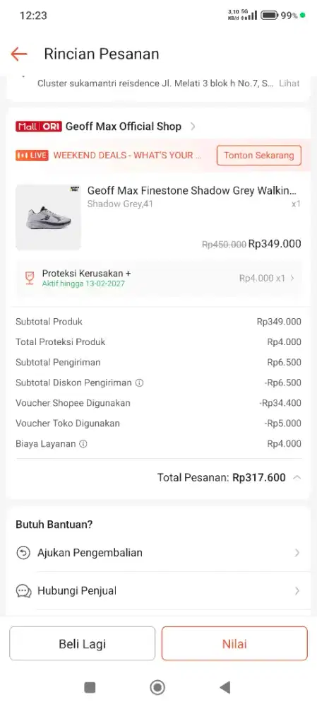 Geofmaxx UK 41Jual rugi