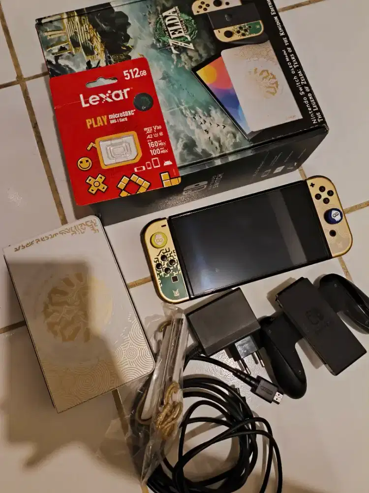 Nintendo Switch Oled 512GB Lexar Play Zelda Tears Of Kingdom