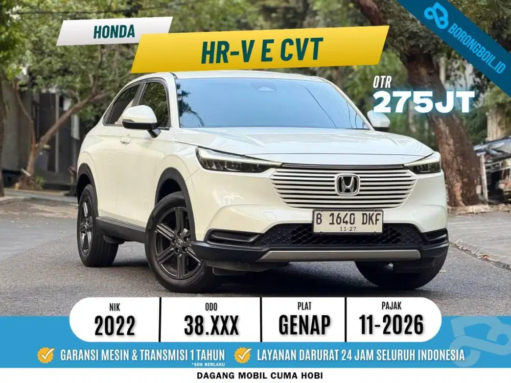 LOW KM [38rb] NEW HRV E CVT 2022 PUTIH FAVORIT